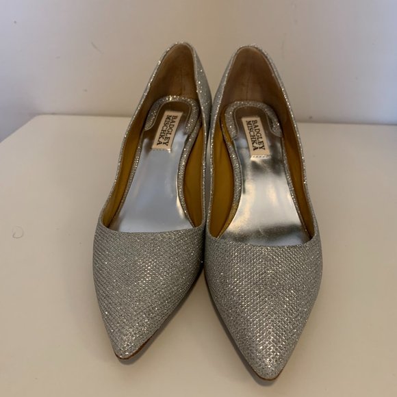 Badgley Miscka Sequin Heels - Size 7 - Picture 2 of 9